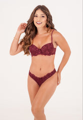 Joyce Lingerie Set with Padding & Embroidered Trim