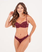Joyce Lingerie Set with Padding & Embroidered Trim