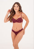 Joyce Lingerie Set with Padding & Embroidered Trim