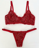 Passione Lingerie Set with Embroidered Lace