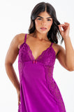 Passione Lace Detail Nightdress - Luar