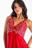 Romantic Bicolor Lace Nightdress - Luar